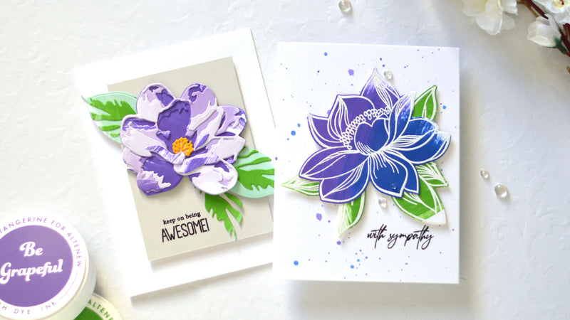 Take 2 with Therese: How to Use Ink Swiping to Make BEAUTIFUL Flowers? (with Video Tutorial!)