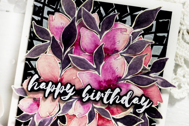 You won’t believe what this floral birthday card is made out of!