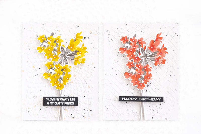 How-to Video: Floral Mixed-Media Cards with May Park (feat. Delicate Clusters Stamp Set)
