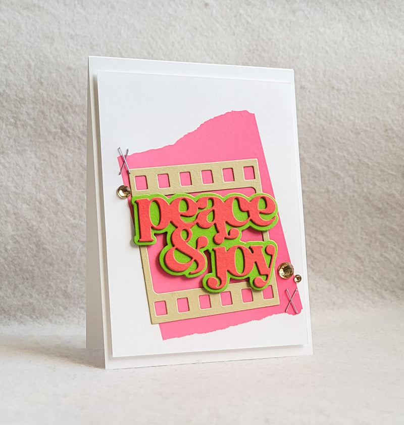 Create Holiday Cards in Less Than 5 Minutes! (Feat. Timeless Sentiments Die Set: Holiday Edition)