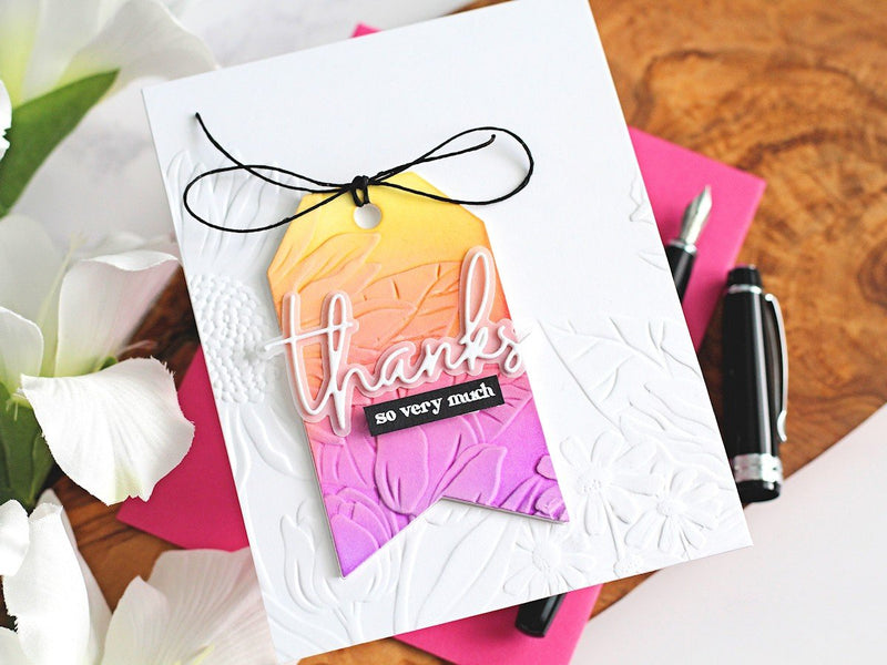 Eclipse Technique with 3D Embossing Folders – Terrific Tags with Michelle