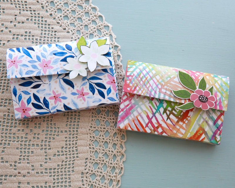 Get Organized with Paper Crafting! Learn How To Make DIY Mini Accordion Expanding File Folder