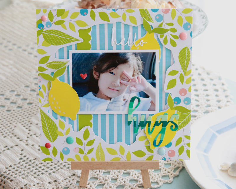 Create a Fun and Fruit-full 6 x 6 Scrapbook Layout!