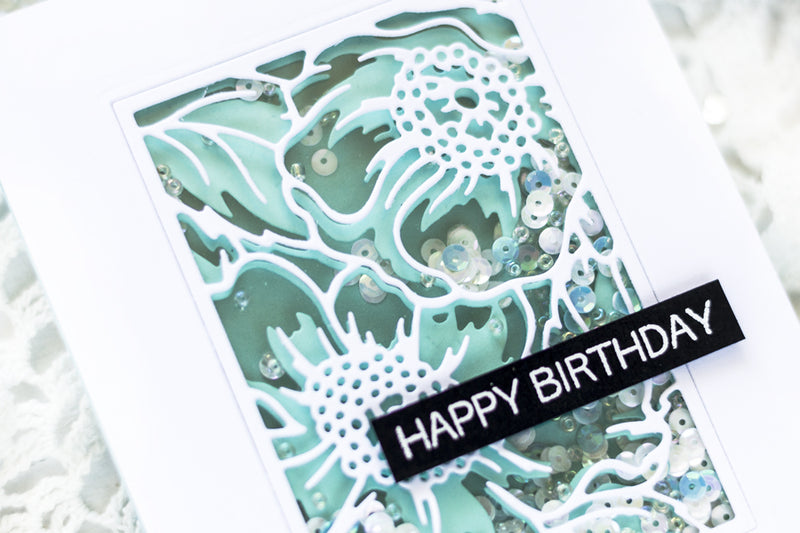 Easy Two Layer Shaker Card