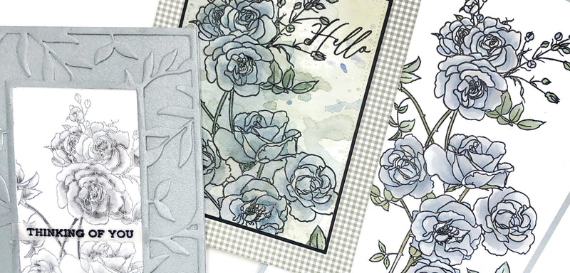 Three Stunning Cards with Enchanted Roses