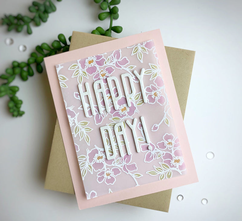 Quick and Easy Happy Day Card