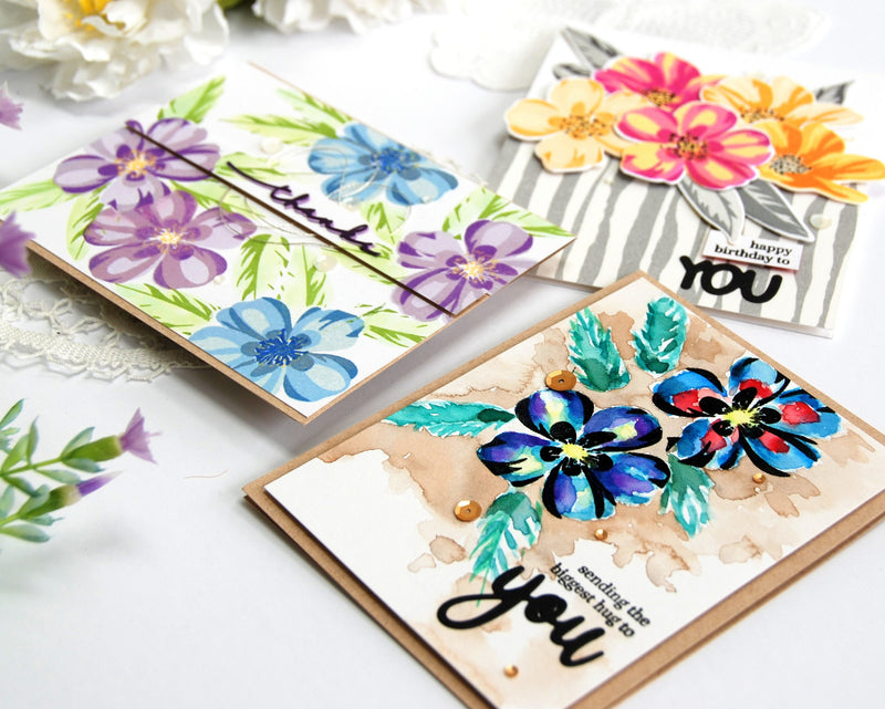 Three Creative Designs with Flowering Cistus