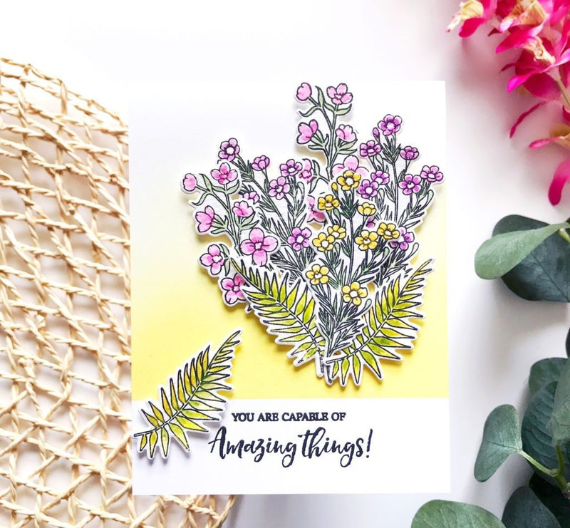 Simple Watercoloring with Focus on You Stamp Set