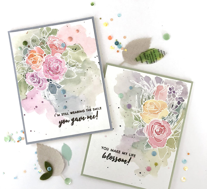 Forever and Always Watercolored Cards