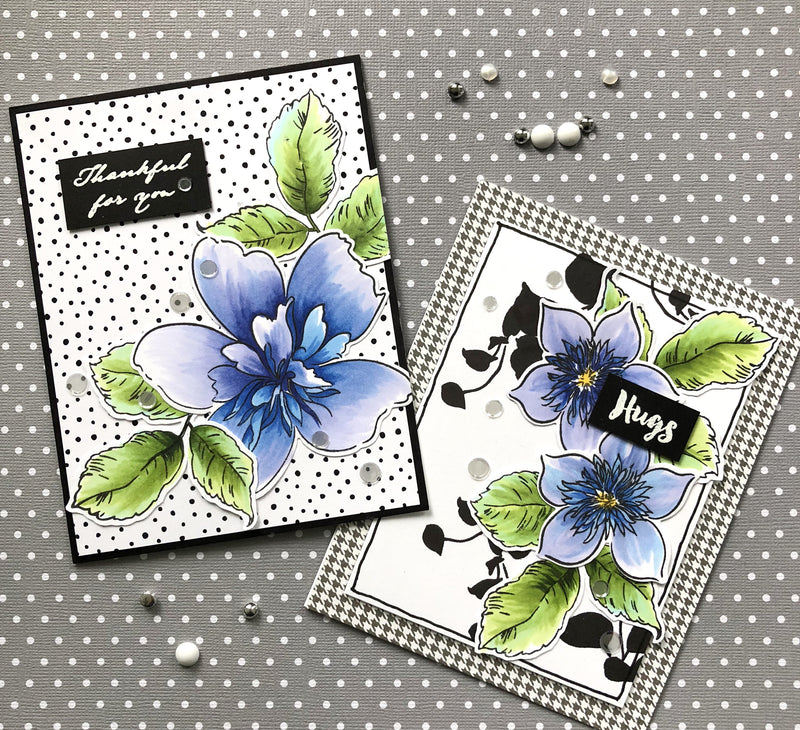 Stamped and Colored Cards featuring Altenew Artist Markers