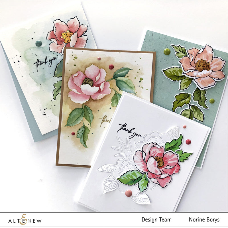 Four Ways to Create Cards with Nature Blossoms Stamp & Die Set