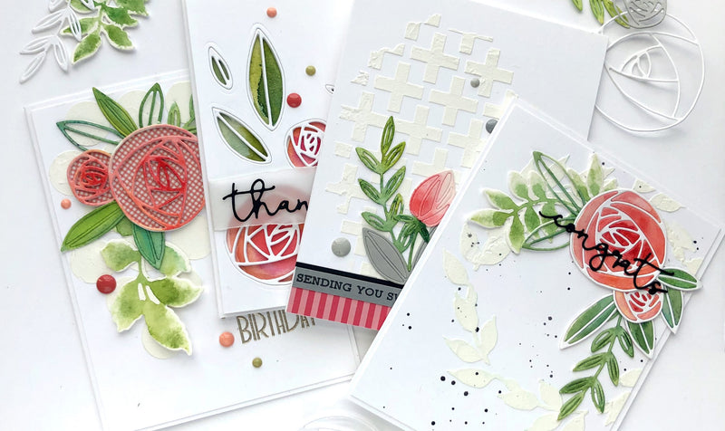 4 Easy Handmade Cards From One Stand-Alone Die Set