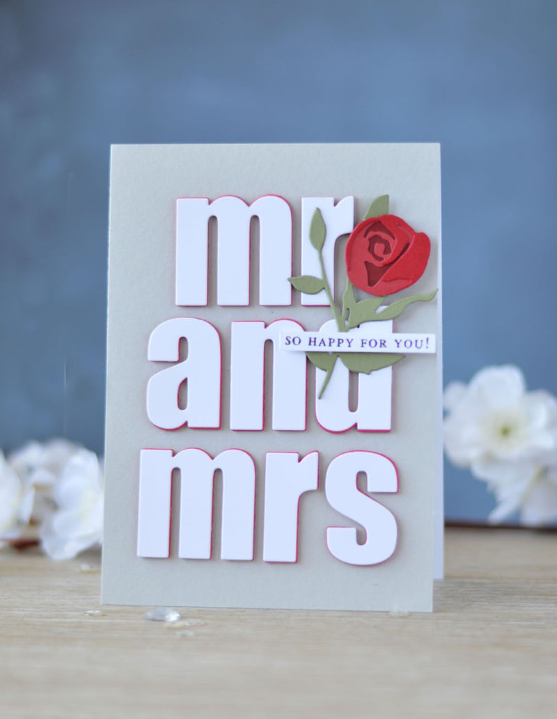 Rose Flurries 3D Die Wedding Design – Video!