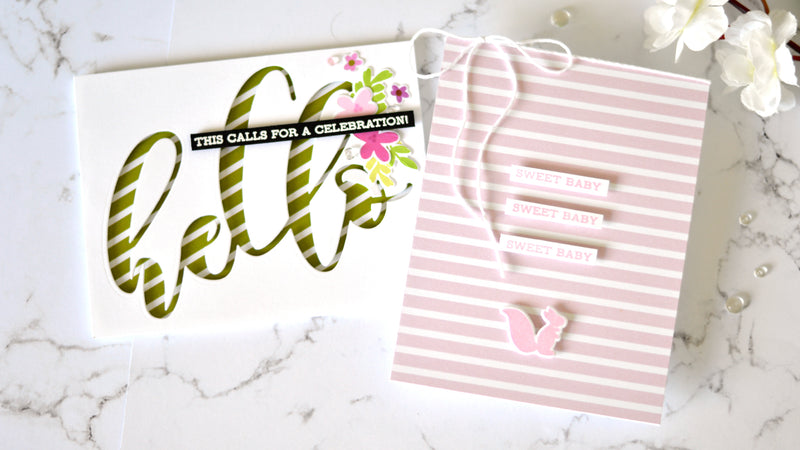 How-to Video: 2 Easy Ways to Use Sentiment Strips on Your Cards | Take 2 With Therese