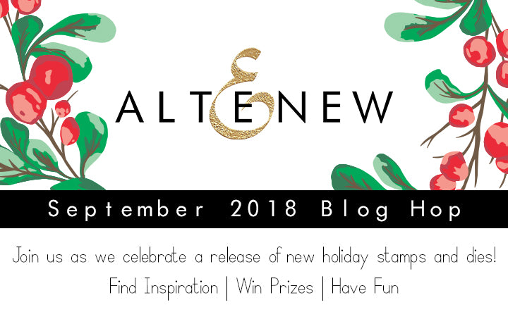 September 2018 Stamp and Die Release Blog Hop + Giveaway