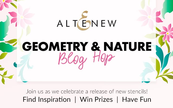 New Geometry & Nature Stencils Release Blog Hop + Giveaway