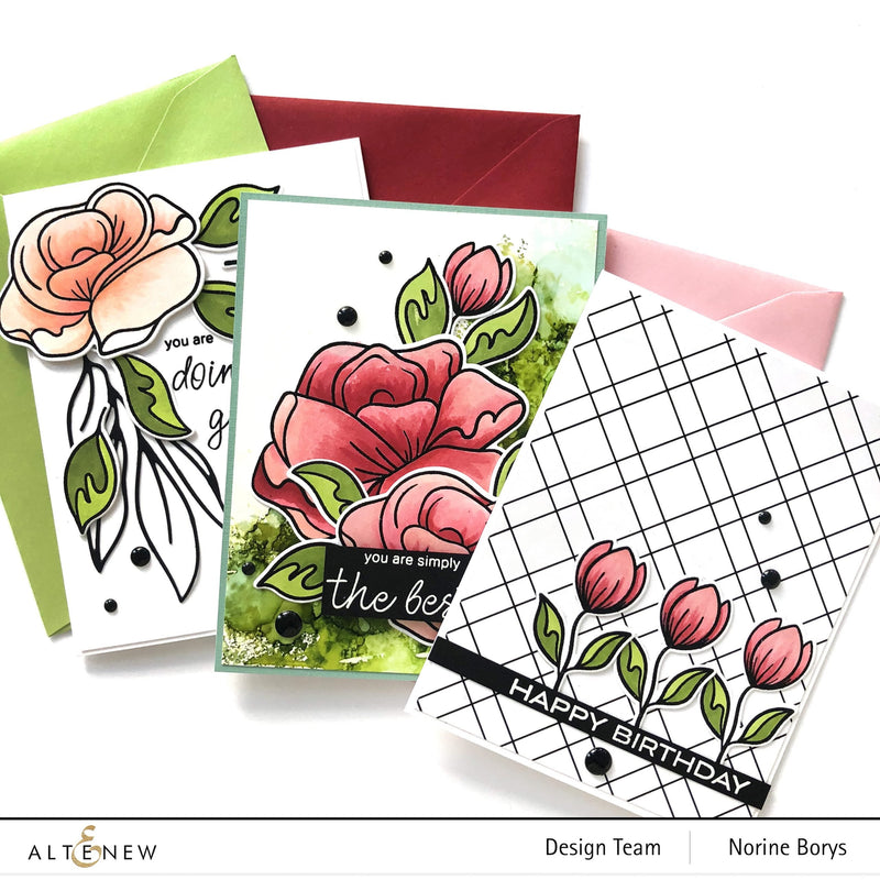 3 Beautiful Floral Card Making Styles