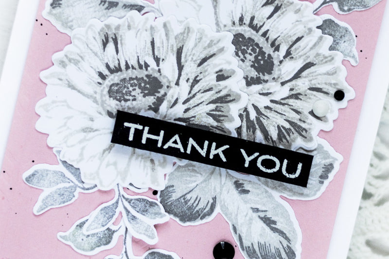 Simple Floral Thank You Card
