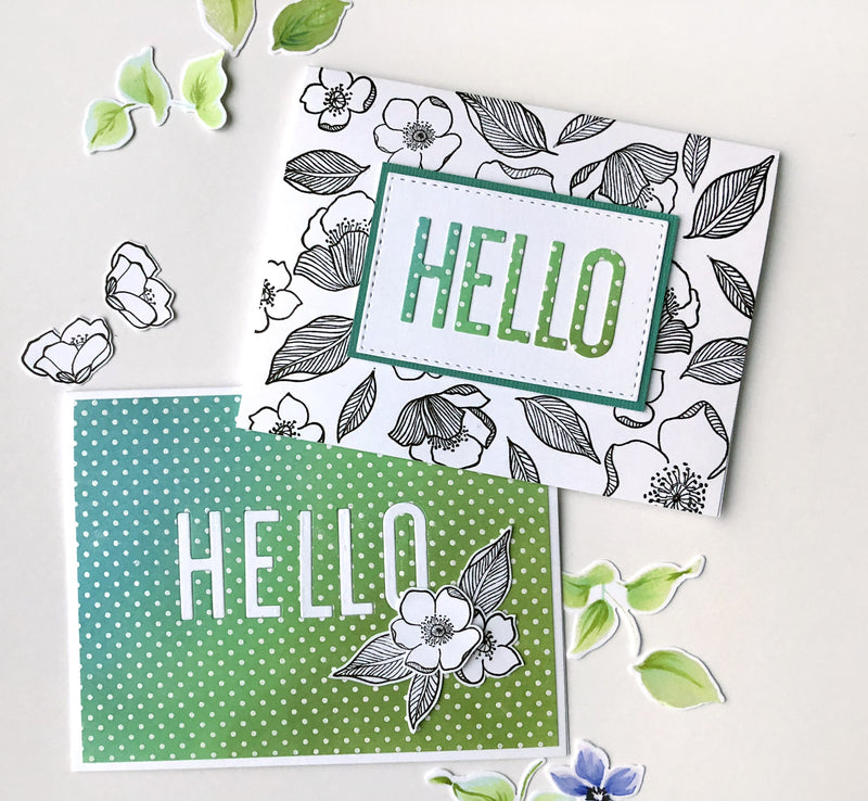 Stamp Focus: Dainty Swiss Dots 4 Ways