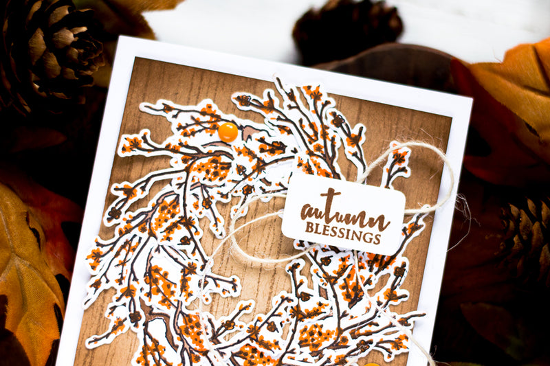 How to Create a Fall Card if You Don’t Have Fall-Themed Stamps