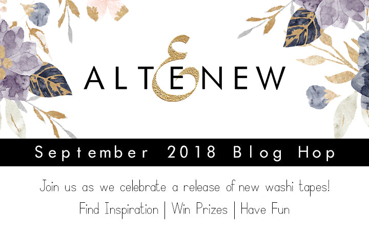September 2018 Washi Tape Release Blog Hop + Giveaway