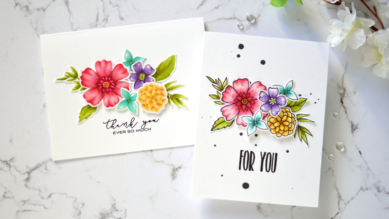 How to Make 2 Beautiful Floral Bouquets With Artist Markers | Take 2 With Therese + Video