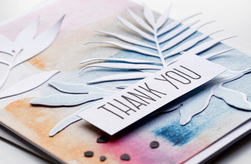 Whimsical Watercolor Card Inspired by Abstract Art