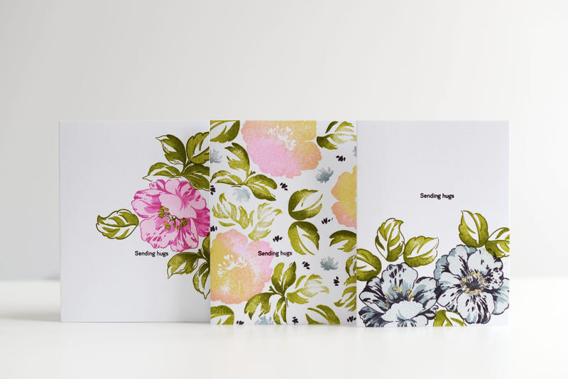 3 One Layer Card Ideas Created With Queen Anemone Stamp Set