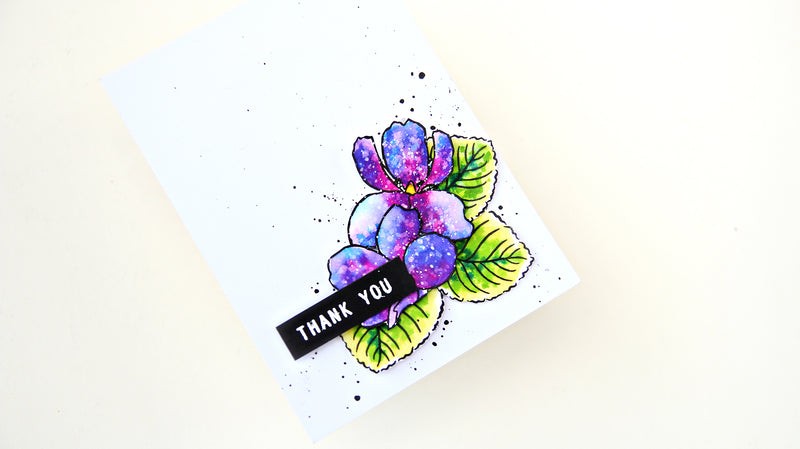 Creative Coloring with Erum: Galaxy Watercolor Flowers