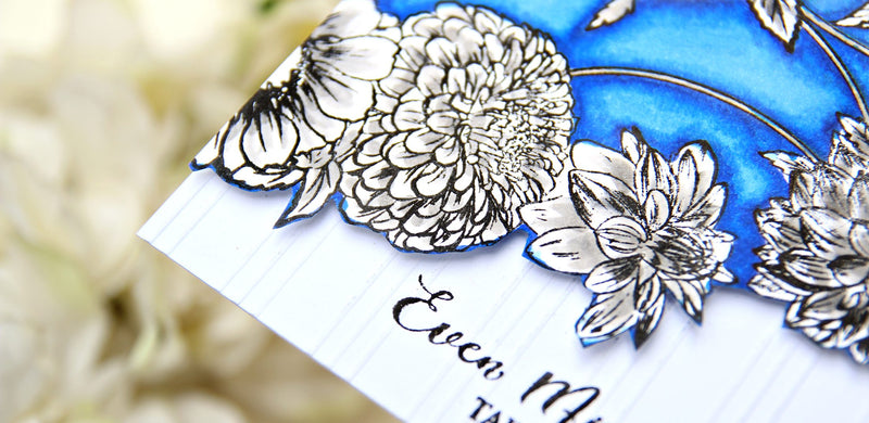 Creative Coloring with Erum: Beautiful Blossoms Card
