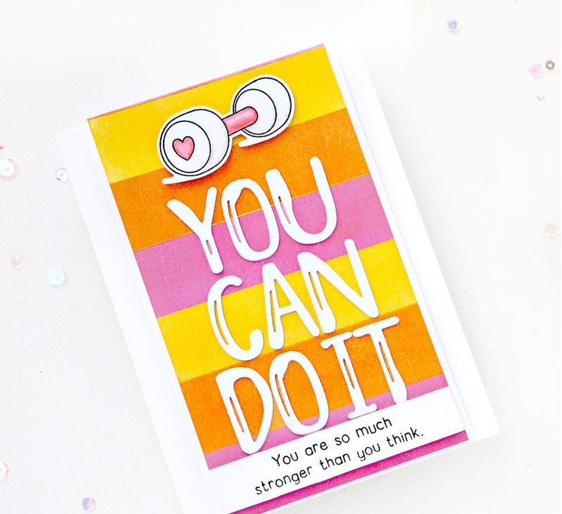 Clean And Simple Encouragement Card