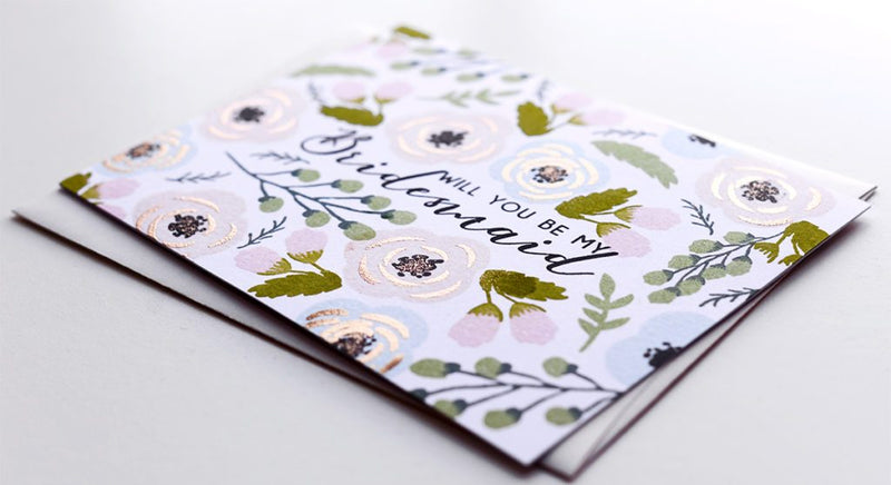 Floral Background with Bride-To-Be Stamp Set