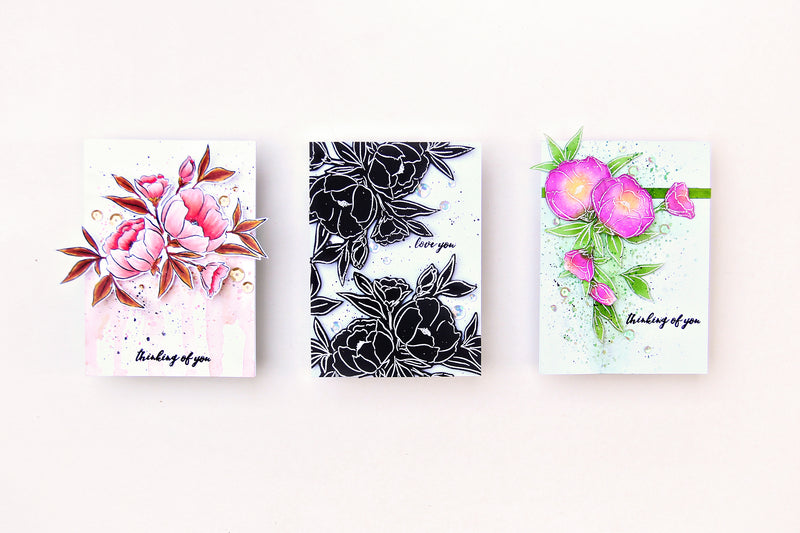 Video + Three Unique Ways to Use Delicate Bouquet Stamp | Creative Coloring with Erum