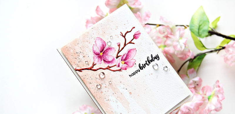 Creative Coloring with Erum: No-Line Watercoloring on Dotted Blooms