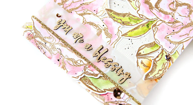 Video: Inked Flora Watercolor Card
