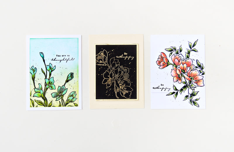 Creative Coloring with Erum: Stamp Focus: Pen Sketched Flowers