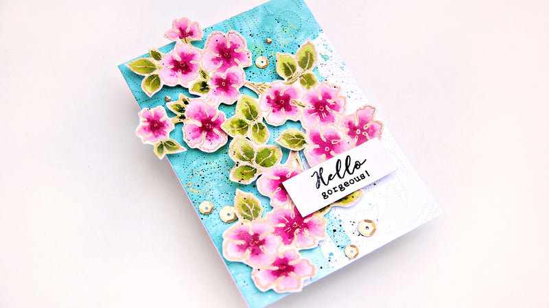 How-to Video: Easy Watercolor Card | Creative Coloring with Erum