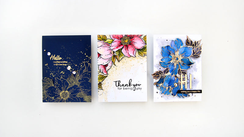 How-to Video! 3 Creative Ways to Add Color to Stamped Florals | Creative Coloring with Erum