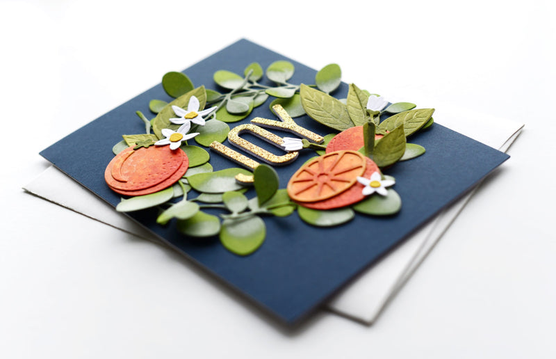 Easy & Unique Holiday Card Idea with Non-Holiday Supplies!