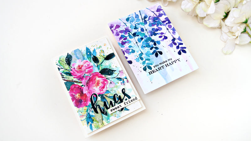 Creative Coloring with Erum: Adding Watercolor Details to Patterned Paper