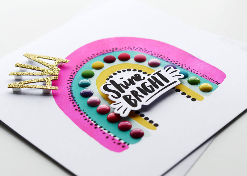 Craft a Simple Colorful Rainbow Card With the Through the Rainbow Bundle!