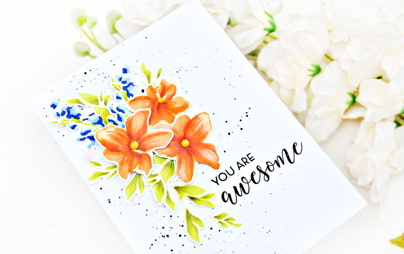 More Inspiration for August Challenge with Life is Awesome Stamp Set