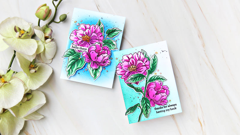 1 Stamp, 2 Cards: Ink Blending Fun | Creative Coloring with Erum