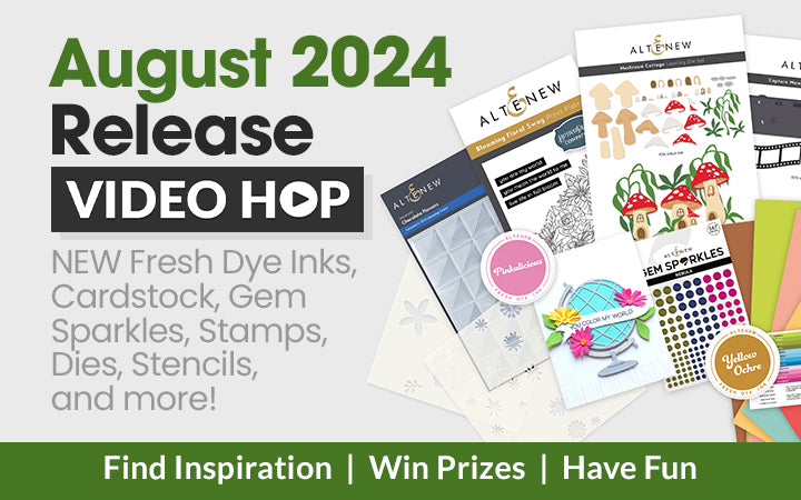 How to Add Subtle Texture to Ink Blending | August 2024 Release Video Hop + Giveaway!