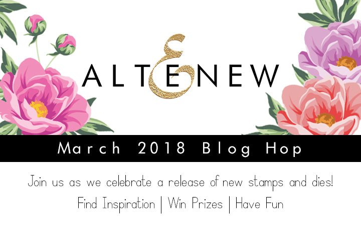 March 2018 Stamp and Die Release Blog Hop + Giveaway