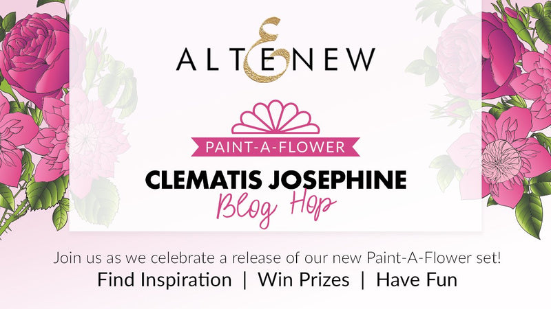 Paint-A-Flower: Clematis Josephine Release Blog Hop + Giveaway