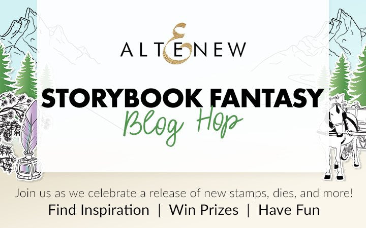 Storybook Fantasy Stamps/Dies/Stencils/Embossing Folders Collection Release Blog Hop + Giveaway