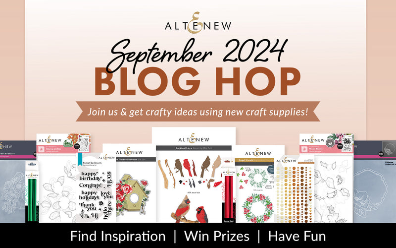Get Started on Holiday Cards with Altenew September 2024 Release (Blog Hop + Giveaway: $300 in Total Prizes!)