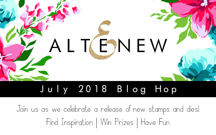 July 2018 Stamp and Die Release Blog Hop + Giveaway