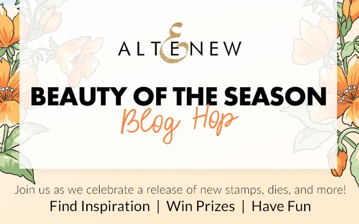 NEW Beauty of the Season Holiday Stamps/Dies/Stencils/Embossing Folders Release Blog Hop + Giveaway
